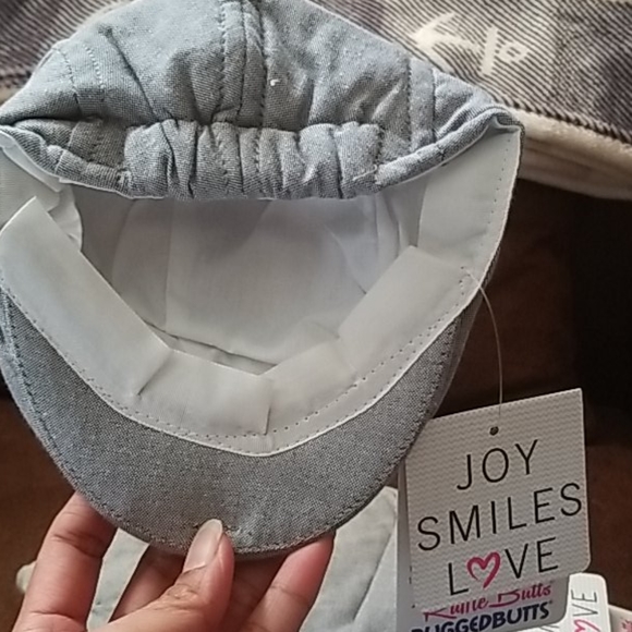 Gray Chambray Driver's Cap - Picture 4 of 6